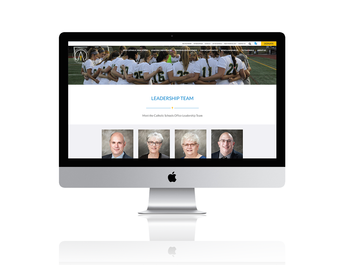 Catholic Schools Alliance Website Design and Development - Diocese of Fall River