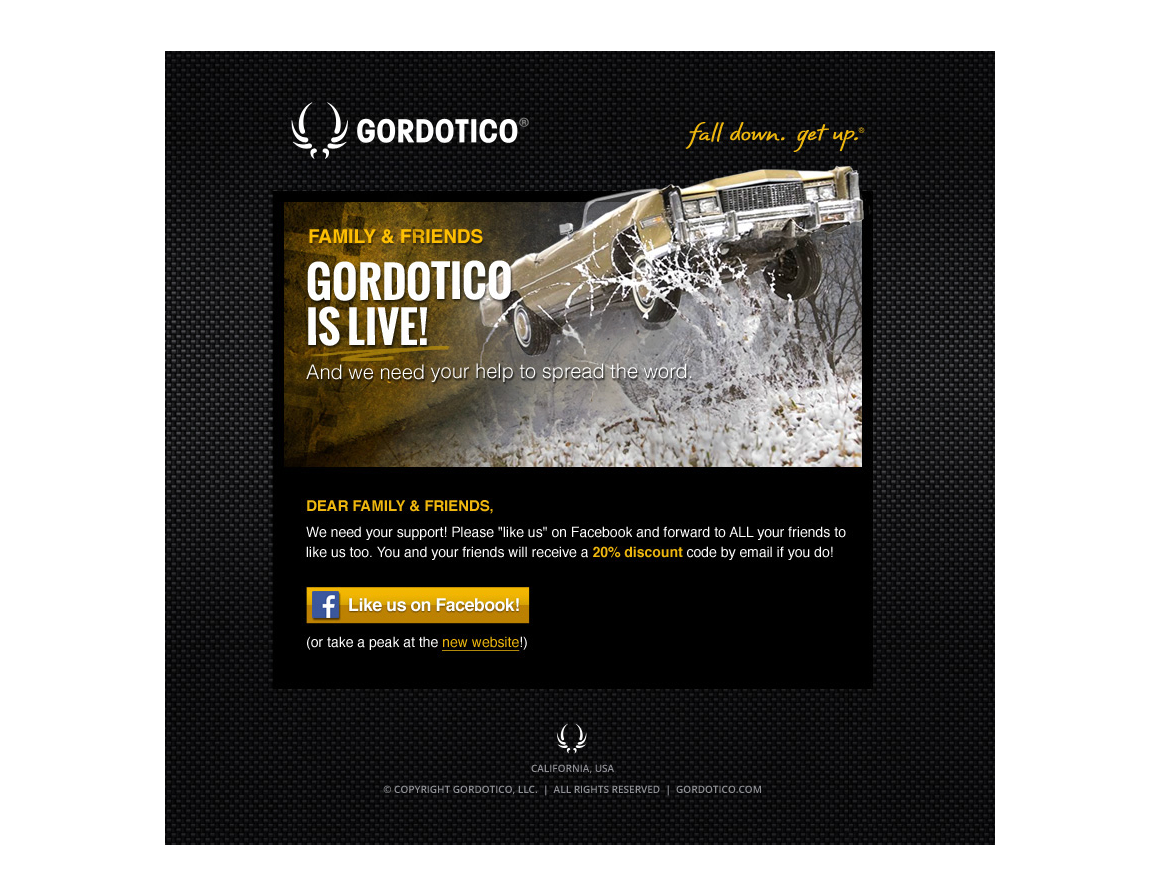 Gordotico Website Design