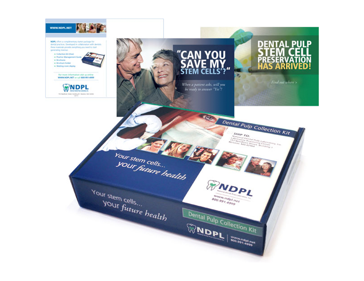 National Dental Pulp Laboratories Packaging and Direct Mail