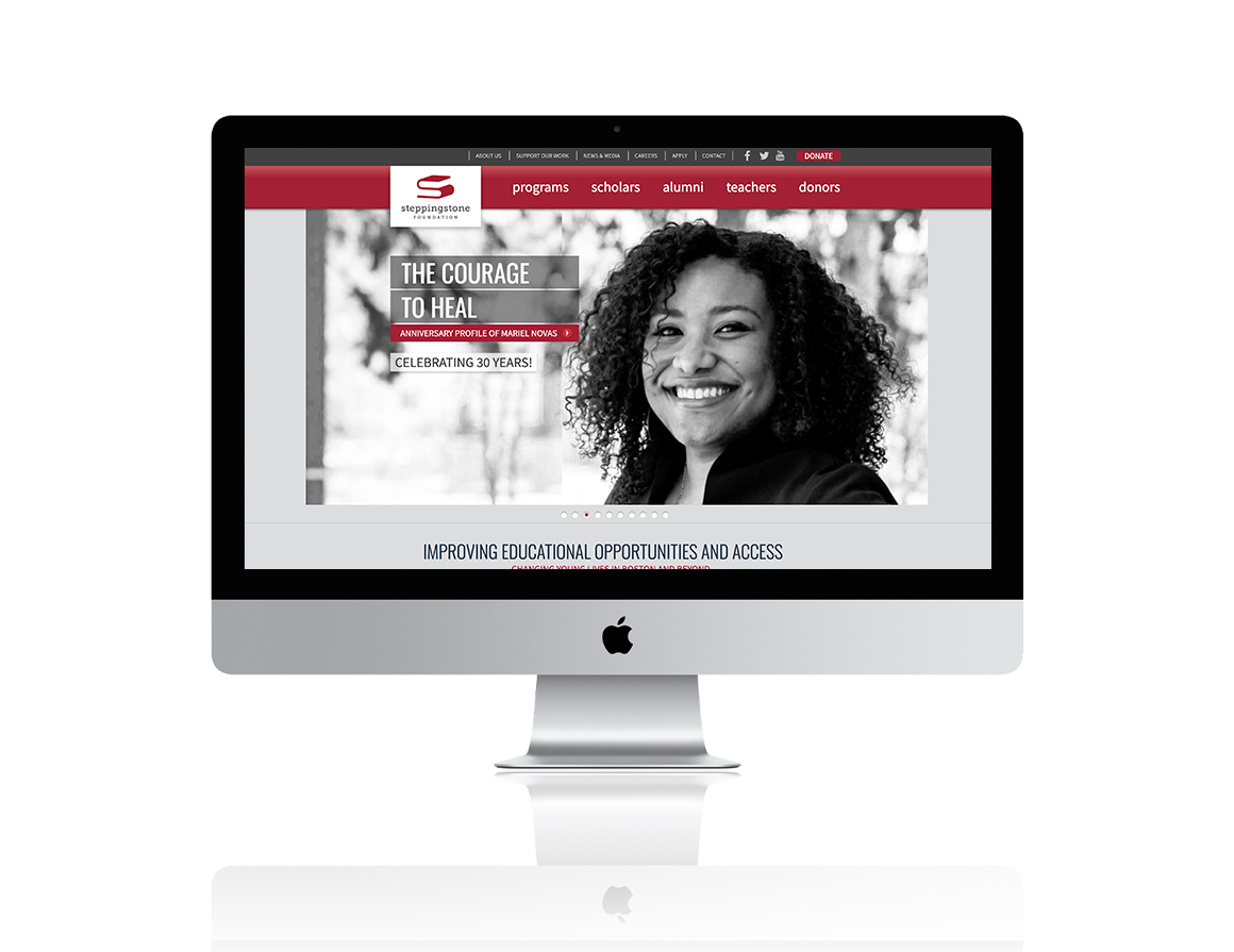 Steppingstone Foundation Website Design