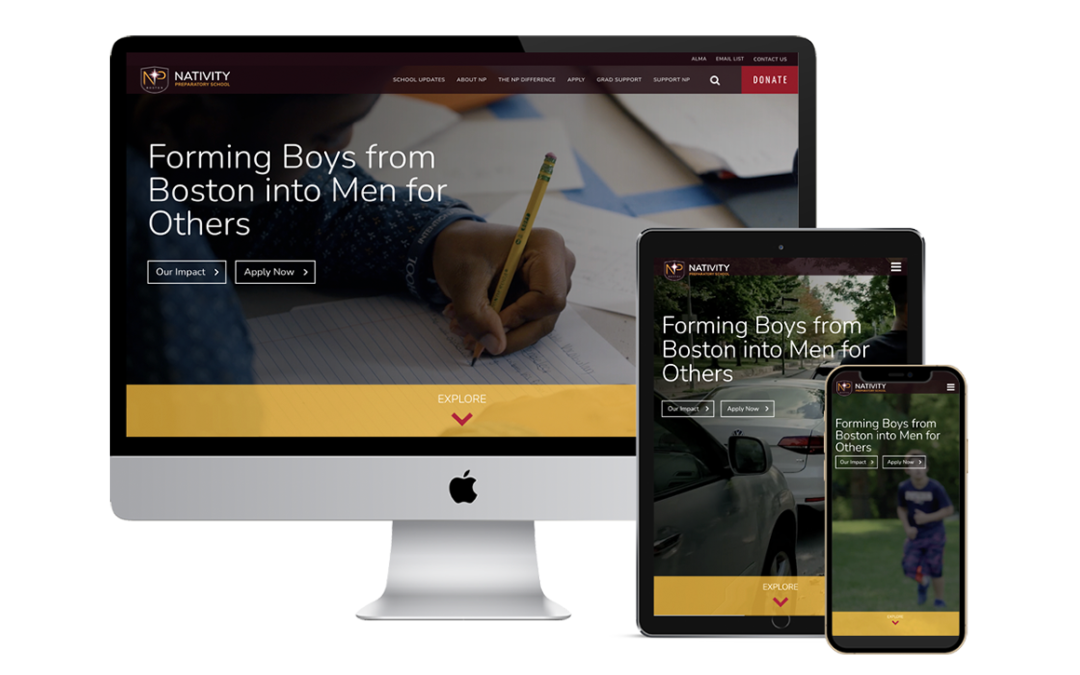Nativity Prep School Website Design and Development