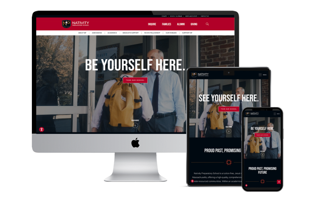 Nativity Prep School Website Design and Development